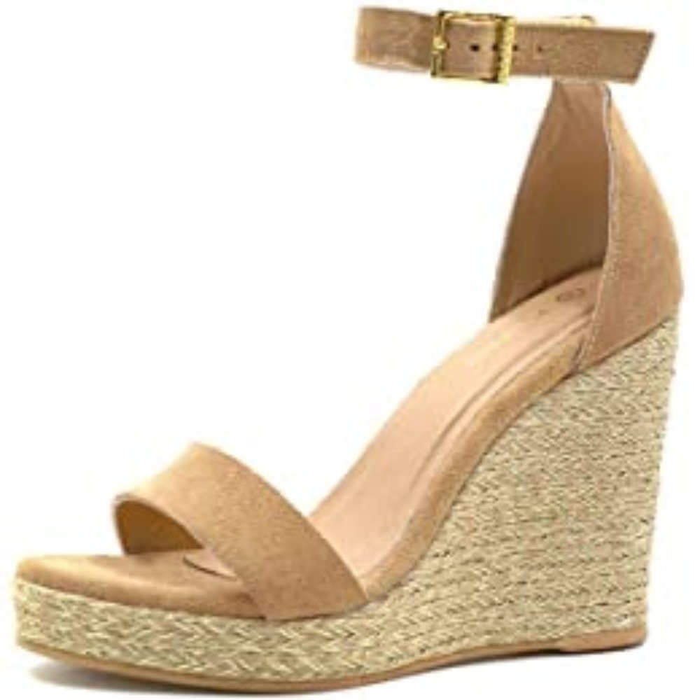 KAANAS Eleuthera Metallic Yute Wedge